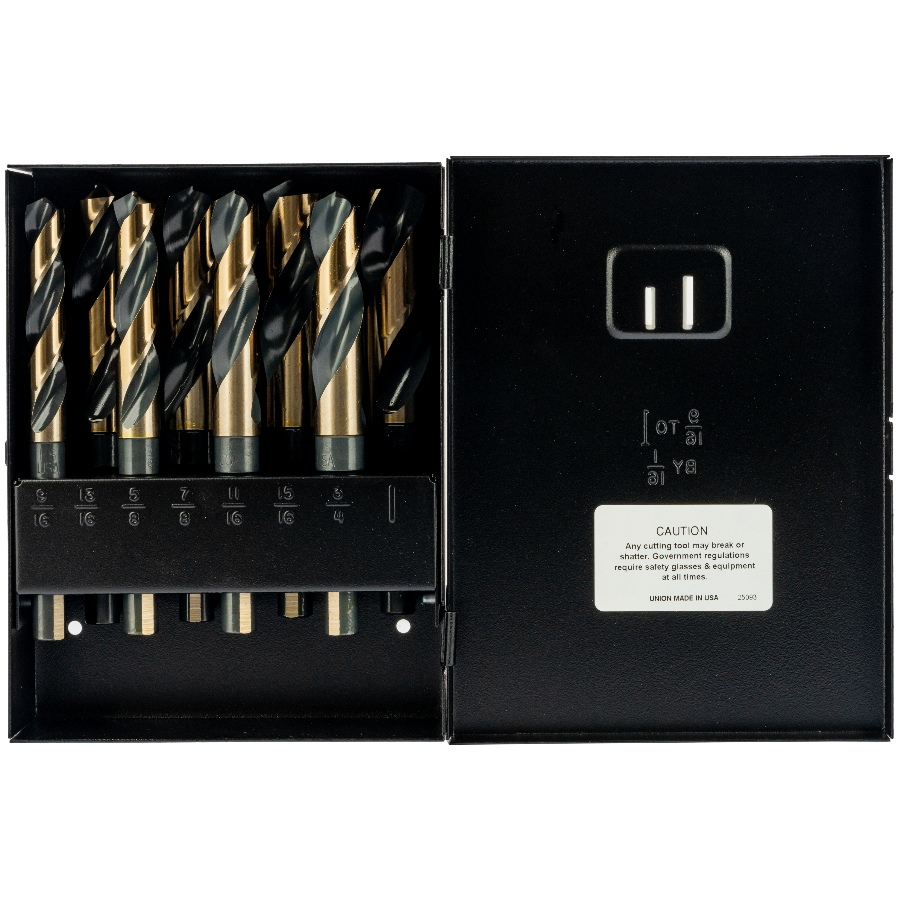 Kwik Cut&reg; 1/2 in Reduced Shank Silver & Deming Drill 8 Pc Set