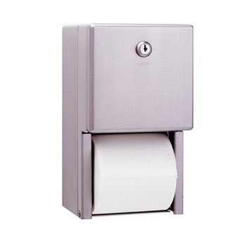 Bobrick B-2888 Classic Series Surface-Mounted Multi-Roll Toilet Tissue Dispenser