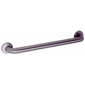 Satin Finish 1-1//4 Diameter x 18 Length Bobrick 5806x18 304 Stainless Steel Straight Grab Bar with Concealed Mounting and Snap Flange
