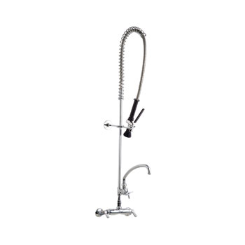 Chicago Faucets 923-H613XKCAB Pre-Rinse Fitting with 613-A Adapta Faucet - Chrome