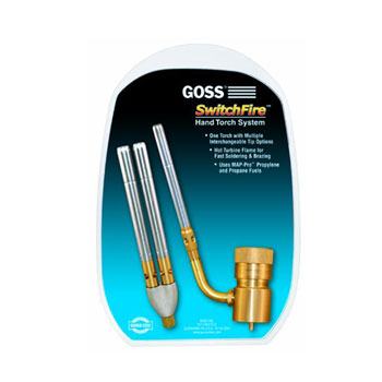 GOSS GHT-K12 SwitchFire Torch Kit with GHT-100 and GHT-T2 Twin Tip