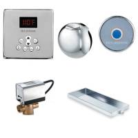 Mr. Steam MS Butler 1SQ - Butler Package 1 with Square Control - Polished Chrome