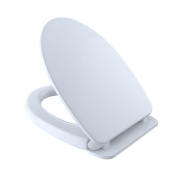 Toto SS124#01 SoftClose Elongated Toilet Seat - Cotton White