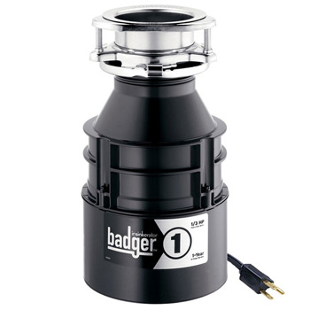 InSinkErator Badger 1, 1/3 HP Garbage Disposal with Cord